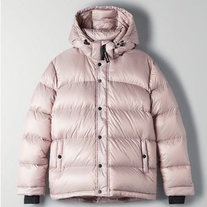 Aritzia Superpuff iridescent pink 💕💗💖